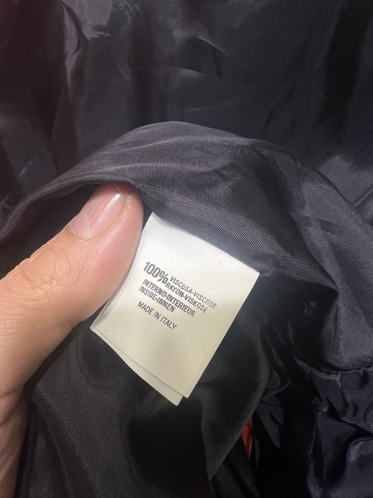 Maison Margiela MARGIELA ARCHIVES P/E 1995 silk velvet over blazer Size XXL / US 16-18 / IT 52-54 - 9 Thumbnail