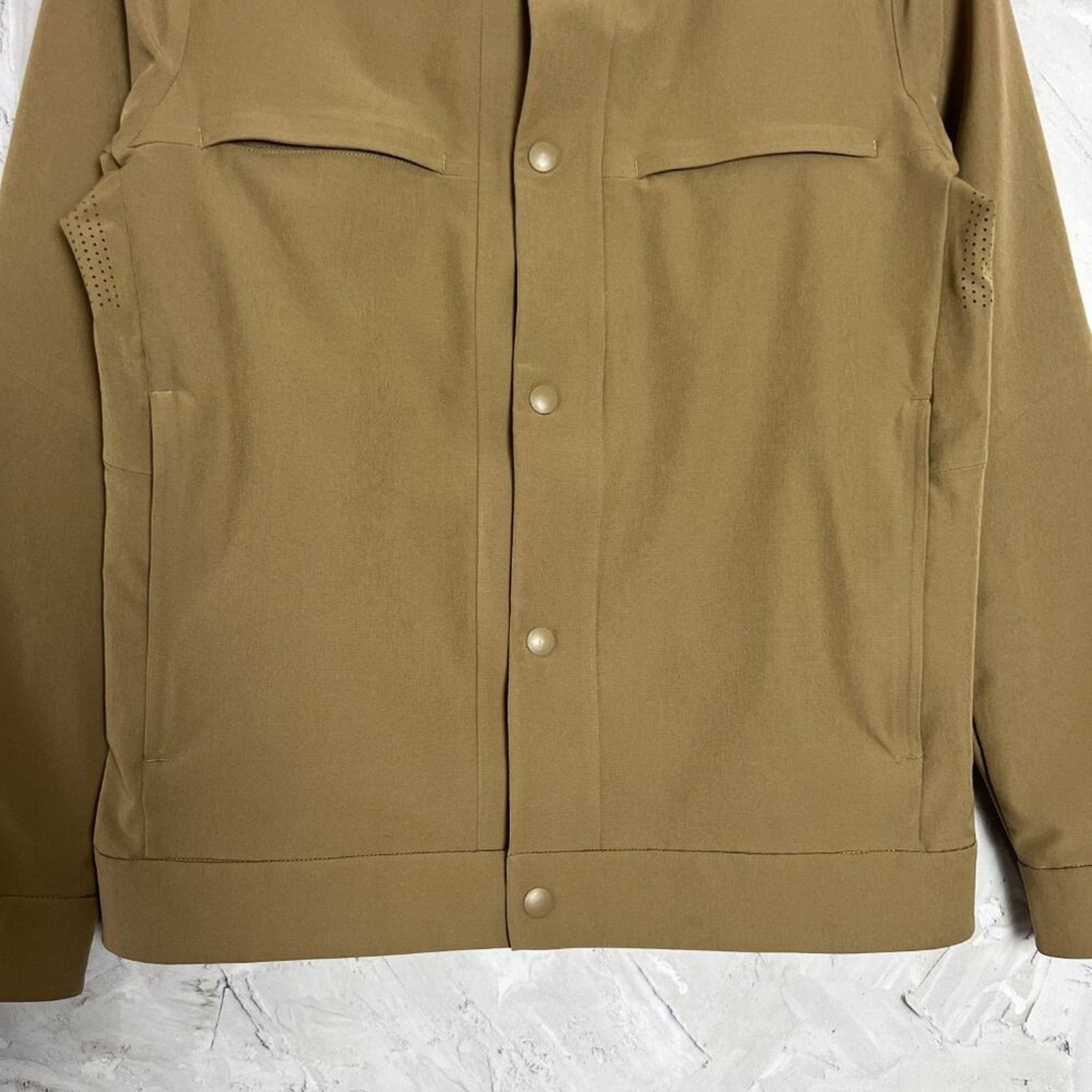 Lululemon Lululemon City Excursion Jacket Brown Mesh Bomber XS Size US XS / EU 42 / 0 - 12 Thumbnail