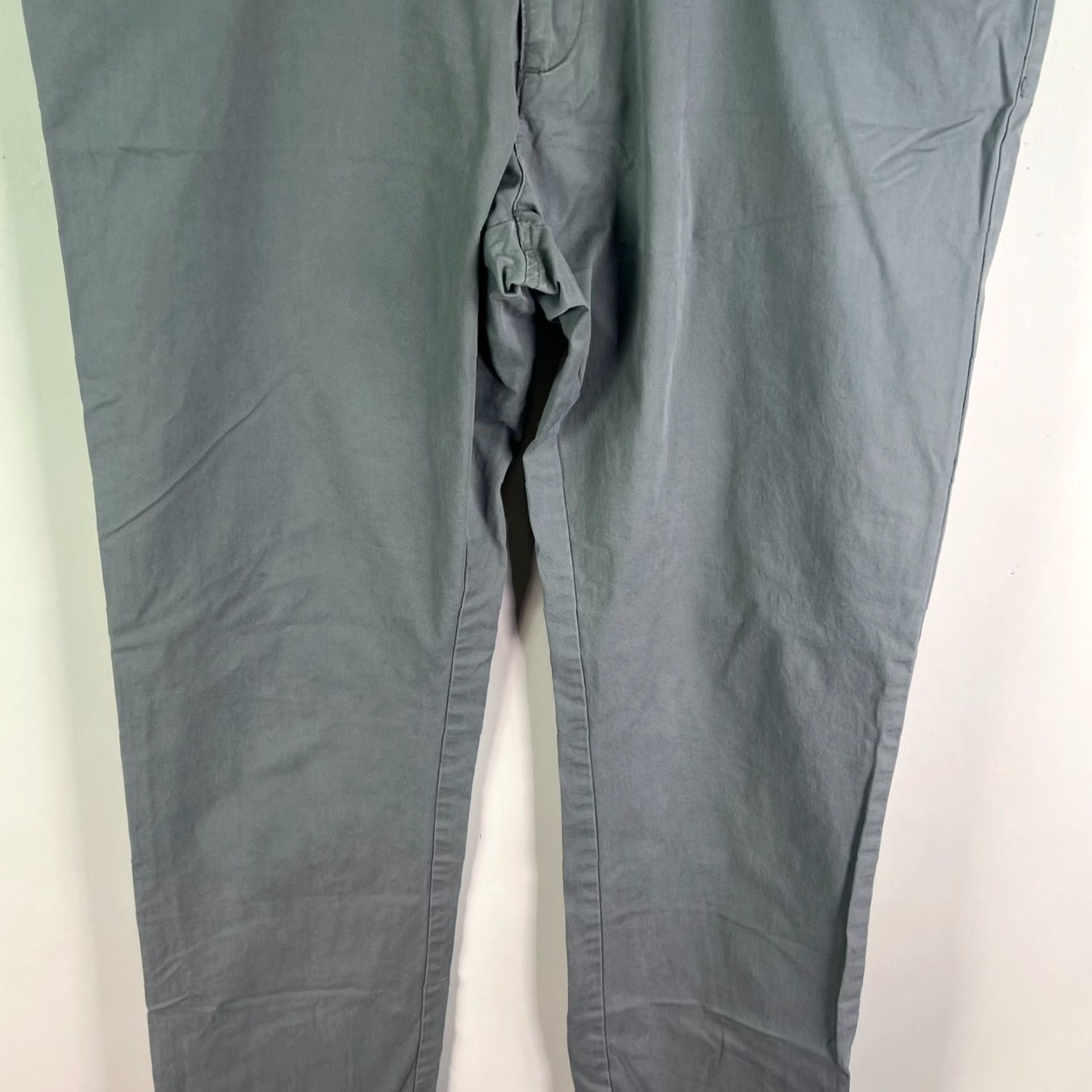 Calvin Klein Calvin Klein Men's Slim Fit Khaki Pants 34x34 Gray Work Casual Business Summer Size US 34 / EU 50 - 3 Thumbnail