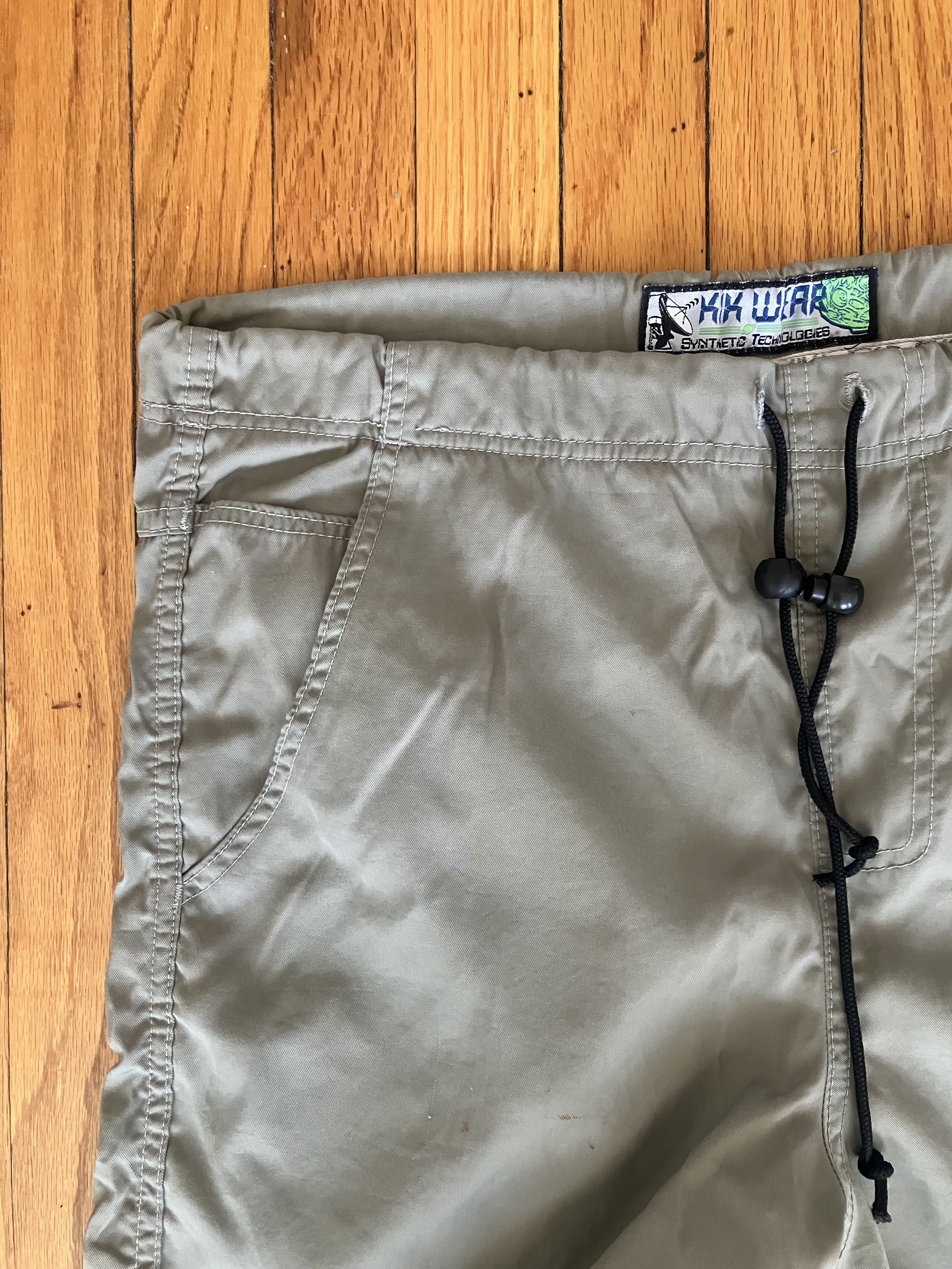 Tripp NYC Y2K 90's AUTHENTIC KIKWEAR RAVER BAGGY CARGO PANTS Size US 33 - 4 Thumbnail