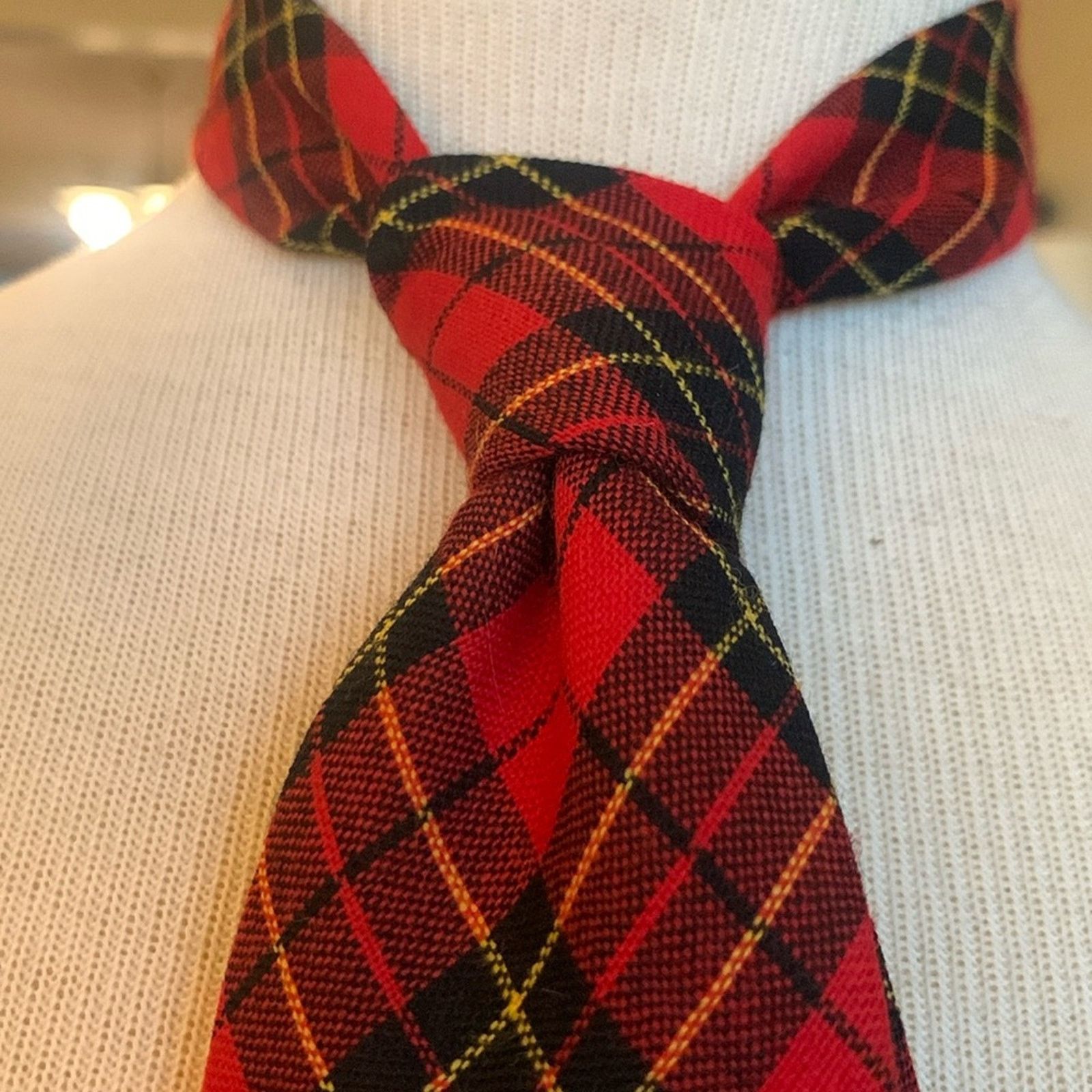 Robert Talbott Brodie clan tartan plaid 100% wool necktie Robert Talbot Size ONE SIZE - 1 Thumbnail