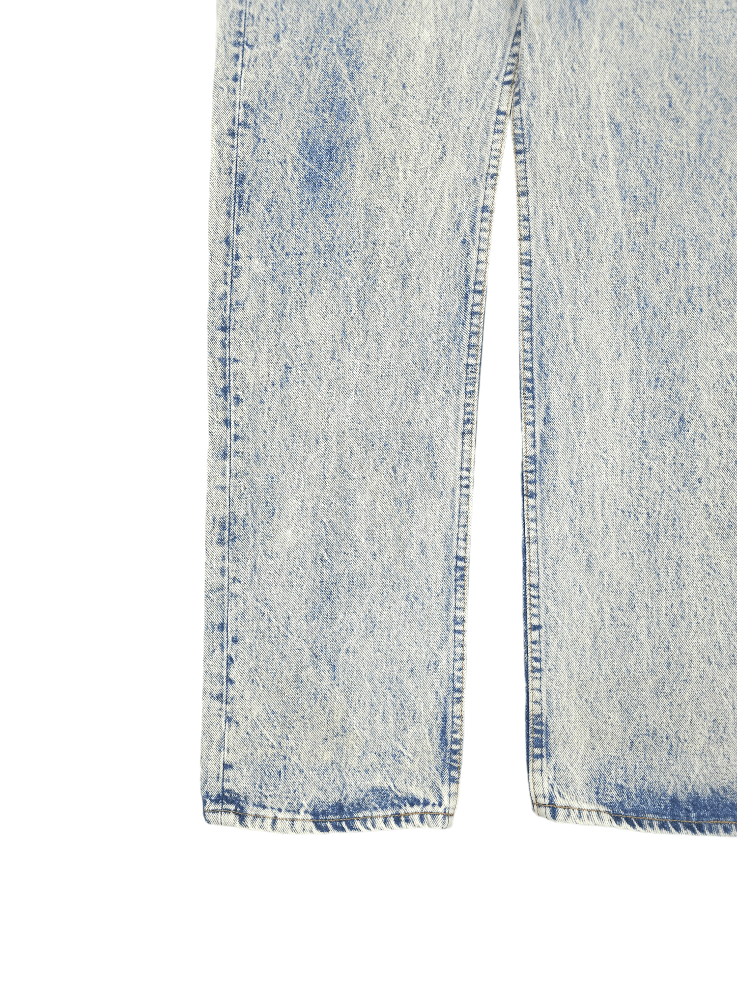 Levi's × Levi's Vintage Clothing × Vintage 💎 33/34 Vintage 90's Levi's 501 Acid Washed Straight Jeans Size US 33 - 7 Thumbnail