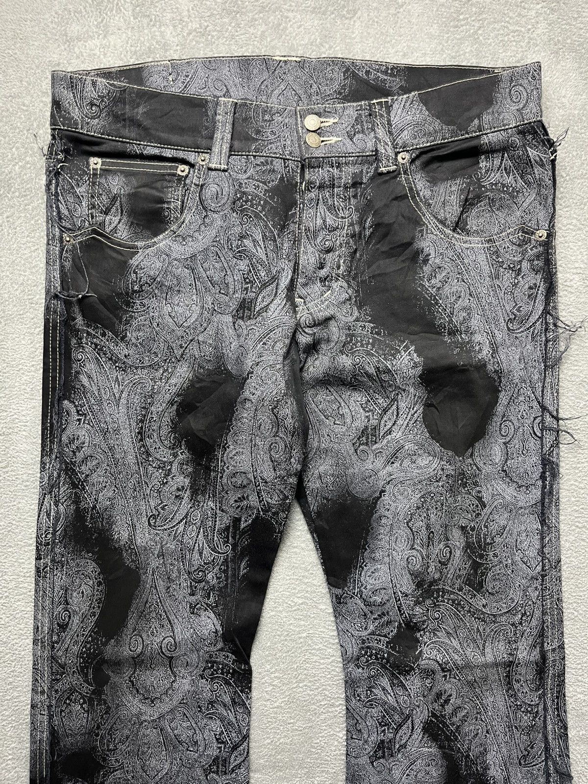 Tornado Mart Tornado mart - Paisley flared pants Size US 33 - 2 Thumbnail