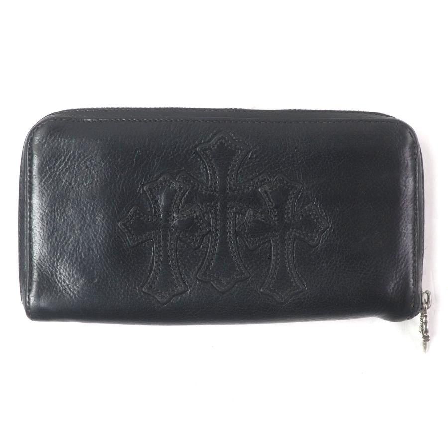 Chrome Hearts Chrome Hearts cemetery cross leather patch QUILTED wallet Size ONE SIZE - 1 Thumbnail
