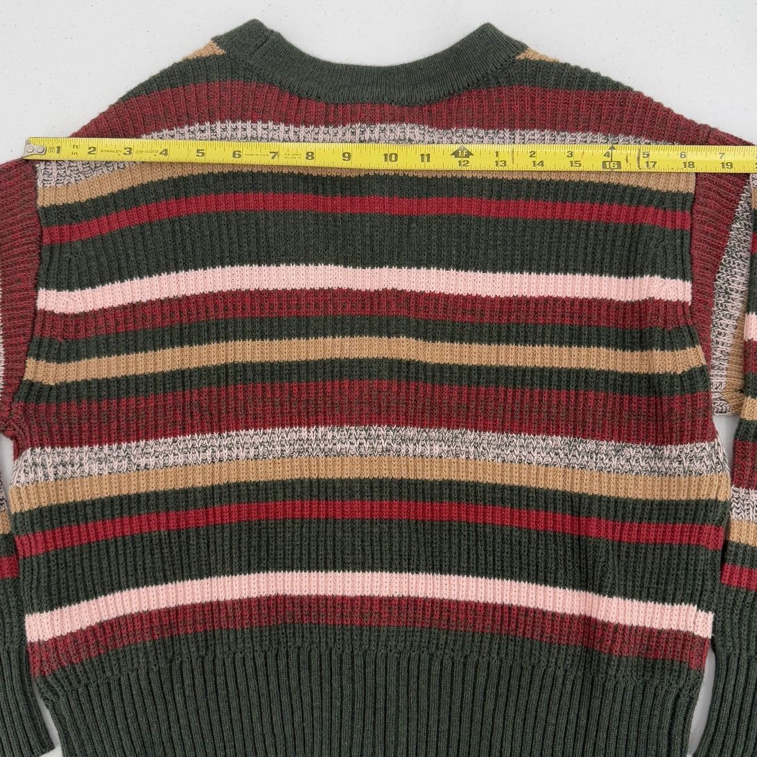 Marine Layer NWT Marine Layer Robin Merino Wool Multi Stripe Cardigan Size XS / US 0-2 / IT 36-38 - 8 Thumbnail