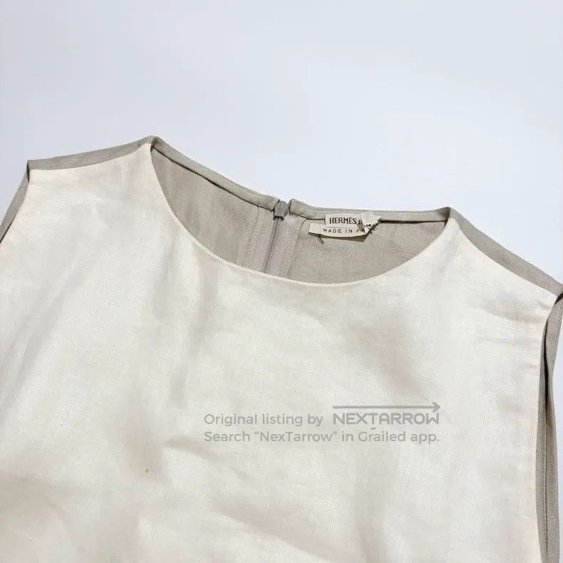Hermes Hermes Linen dress Size S / US 4 / IT 40 - 3 Thumbnail