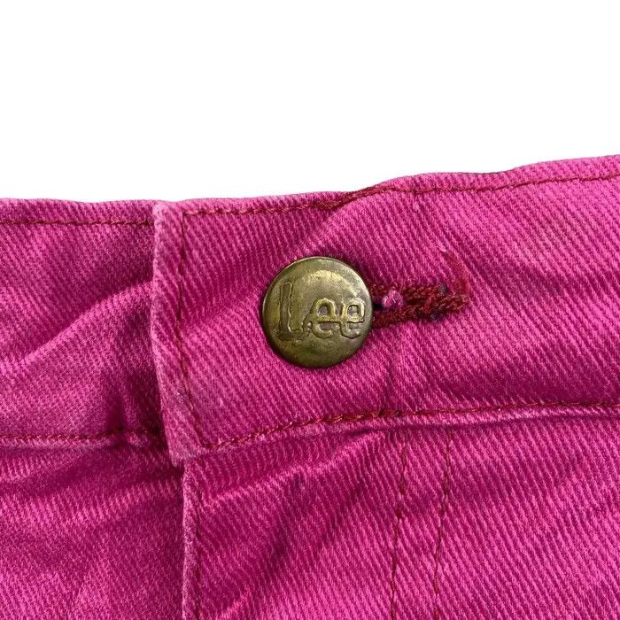 Lee Vtg LEE USA RIDERS Pink Denim Jeans Maxi Skirt Minimalist Size 28" / US 6 / IT 42 - 3 Thumbnail