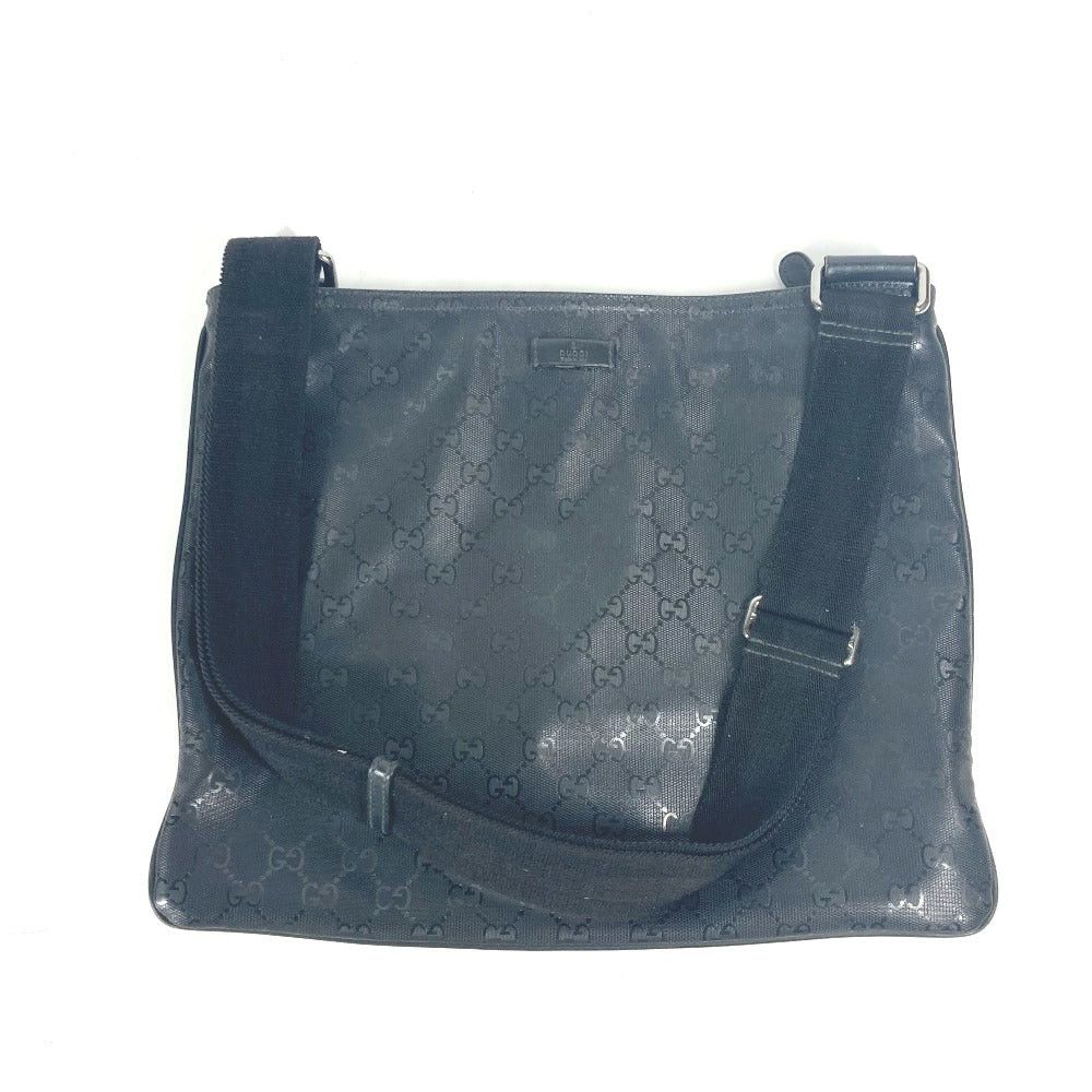 Gucci Gucci 201446 Gg Implime Diagonal Hanging (E.G. Of A Rocket) Briefcase Shoulder Bag Imprime Men Black Size ONE SIZE - 1 Thumbnail