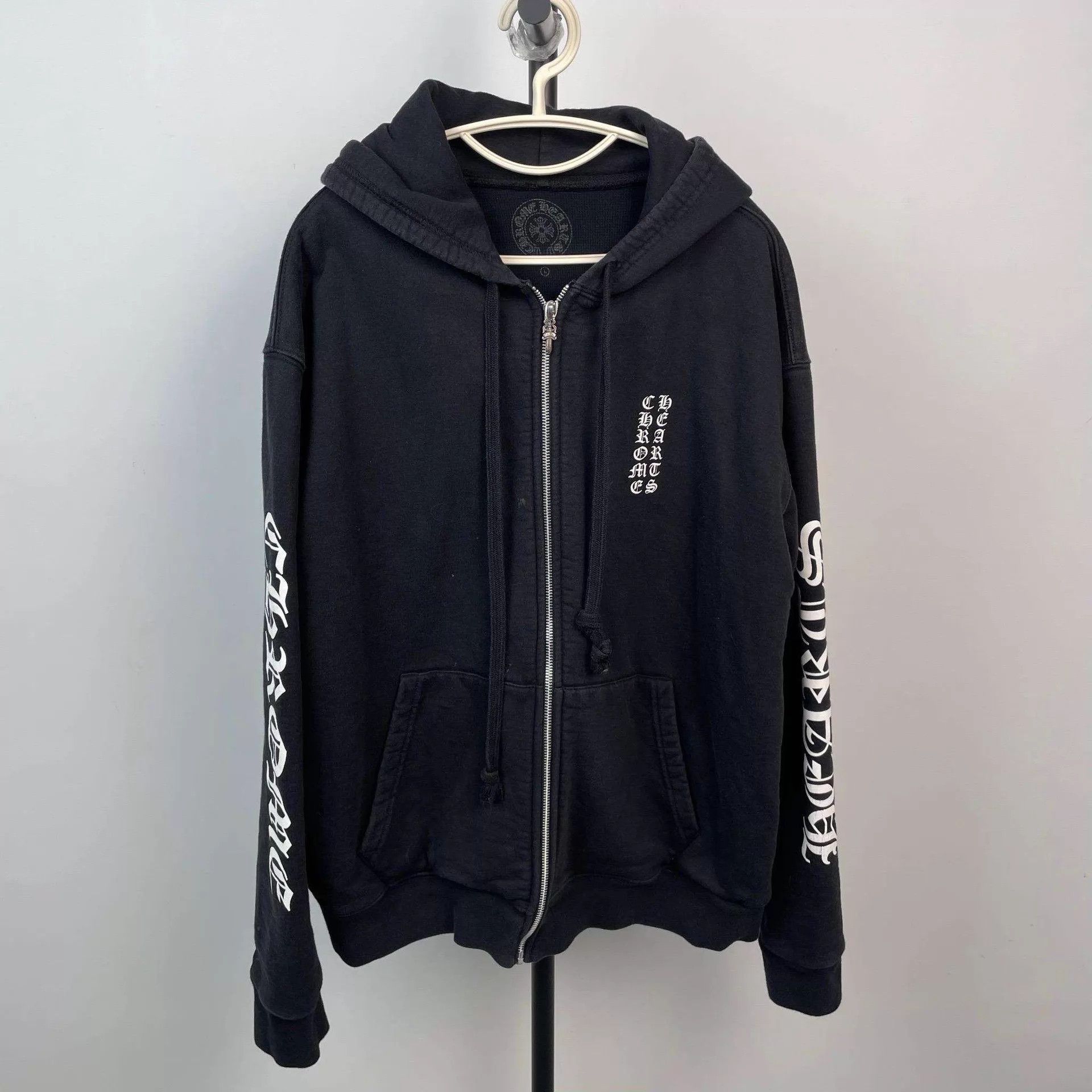 Chrome Hearts Chrome Hearts Black Large Cross Embossed Hoodie L Size US L / EU 52-54 / 3 - 1 Thumbnail