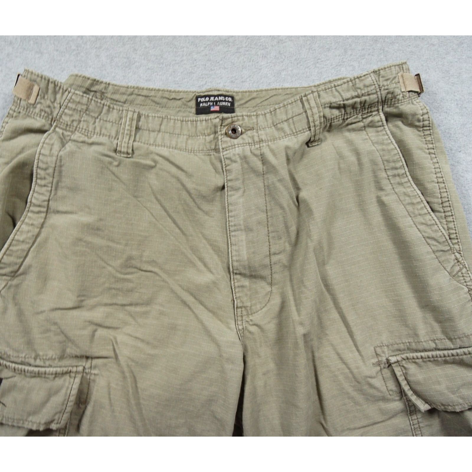 Polo Ralph Lauren Vintage Polo Jeans Ralph Lauren Shorts Mens 36 Green Cargo Ripstop Baggy Y2K Polo Ralph Lauren Shorts Mens 36 Green Cargo Ripstop Baggy Y2K Size US M / EU 48-50 / 2 - 2 Thumbnail