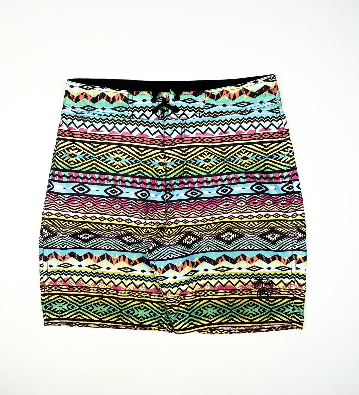 Stussy × Vintage Rare Stussy Fresh Prince Surf Shorts Y2K Vintage Size US 30 / EU 46 - 2 Thumbnail