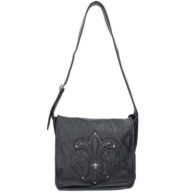 Chrome Hearts Chrome Hearts Leather Fleur Shoulder Bag Size ONE SIZE - 2 Thumbnail