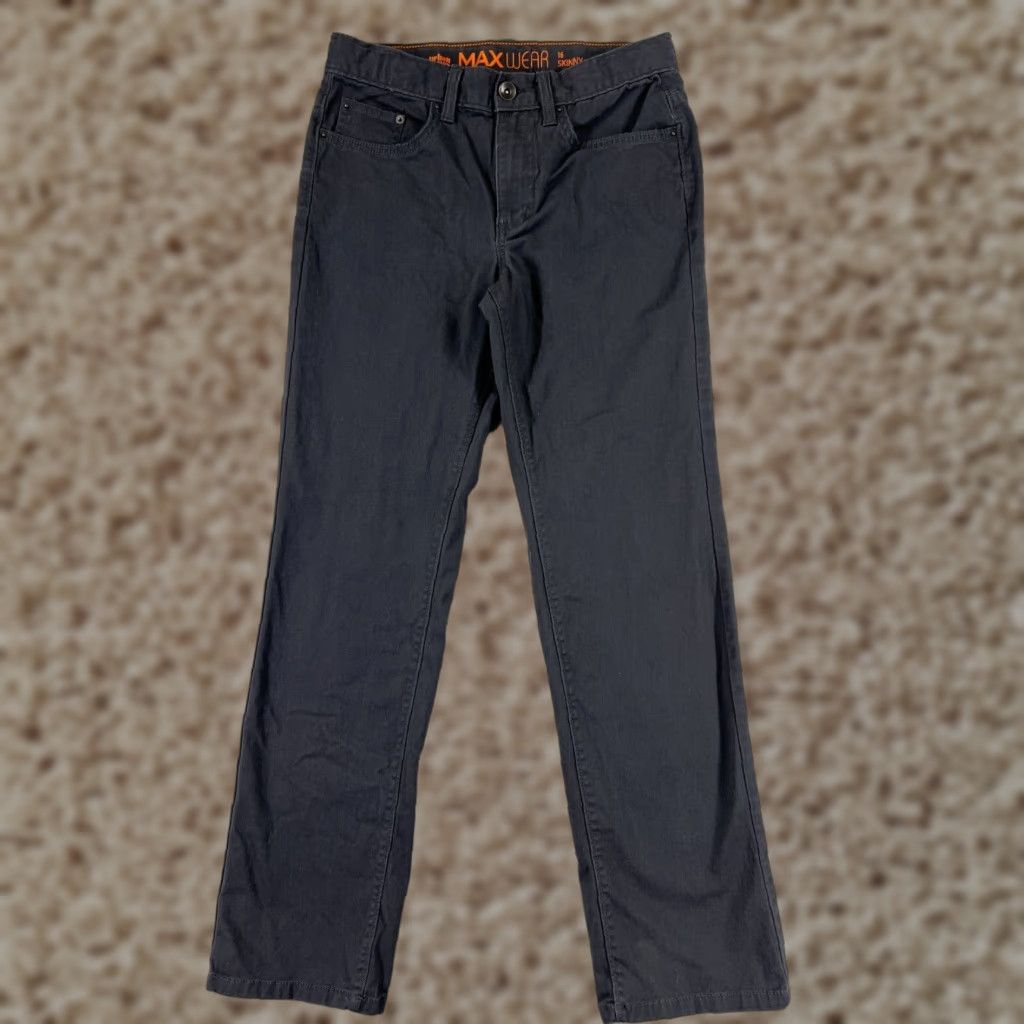 Vintage Urban Pipeline Women's Pants Chino Skinny Fit Cotton Blend Gray 2010s Casual Workwear Size 16 Size 38" / US 16 / IT 52 - 1 Thumbnail