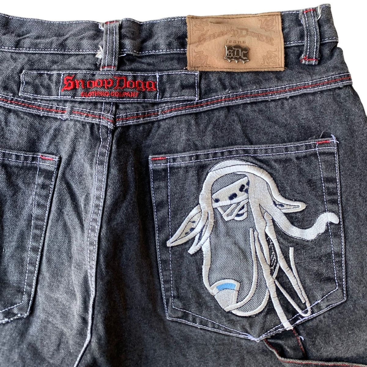 JNCO × Snoop Dogg × Vintage 1990s Snoop Dog Clothing Baggy Loose Pants Size US 34 / EU 50 - 2 Thumbnail