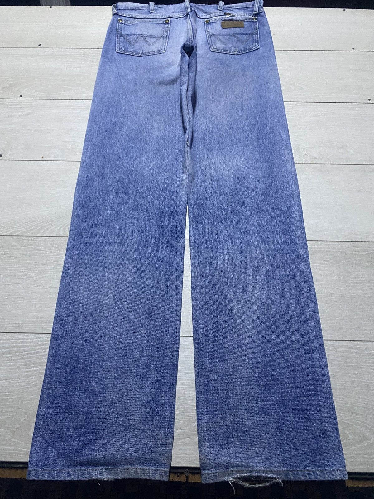 Sandro × Wrangler Vintage Wrangler George Strait Blue Wash Jeans Size US 34 / EU 50 - 2 Thumbnail