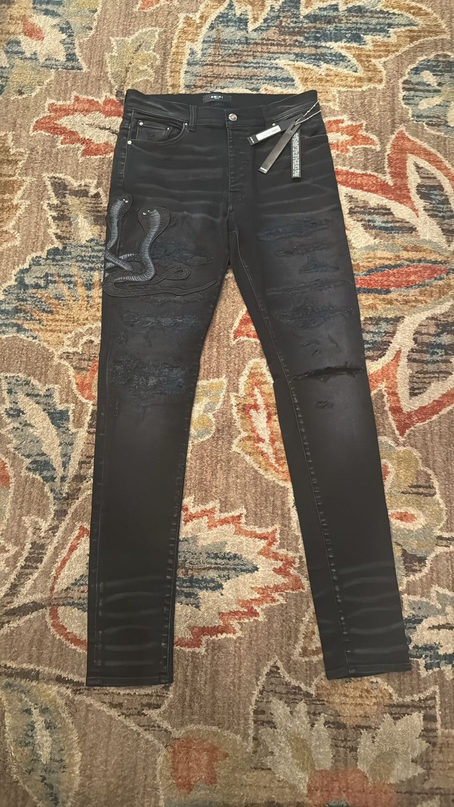 Amiri Brand New Archive Amiri Snake Jeans | Grailed