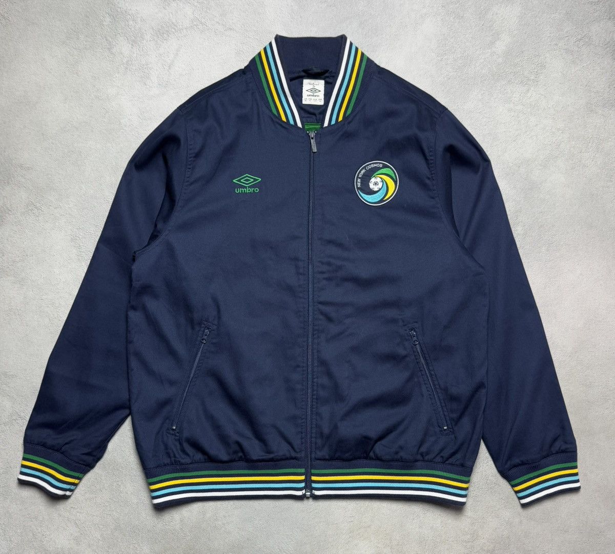 Umbro New York Cosmos 2011 Football Soccer Bomber Jacket Umbro Size US XL / EU 56 / 4 - 2 Thumbnail