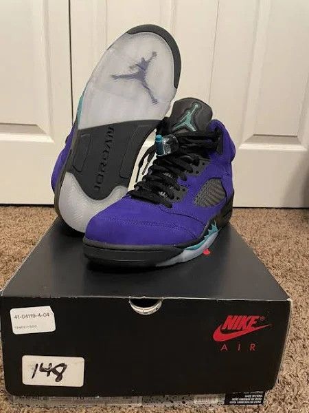 Jordan Brand Air Jordan 5 - Retro Grape Ice Size US 13 / EU 46 - 7 Thumbnail
