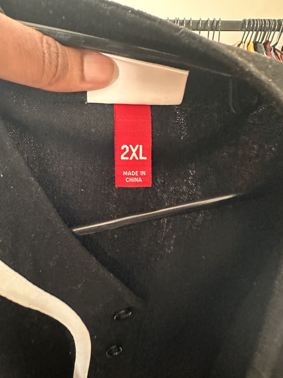 Supreme MITCHELL & NESS® HEBREW WOOL BASEBALL JERSEY Size US XXL / EU 58 / 5 - 5 Thumbnail