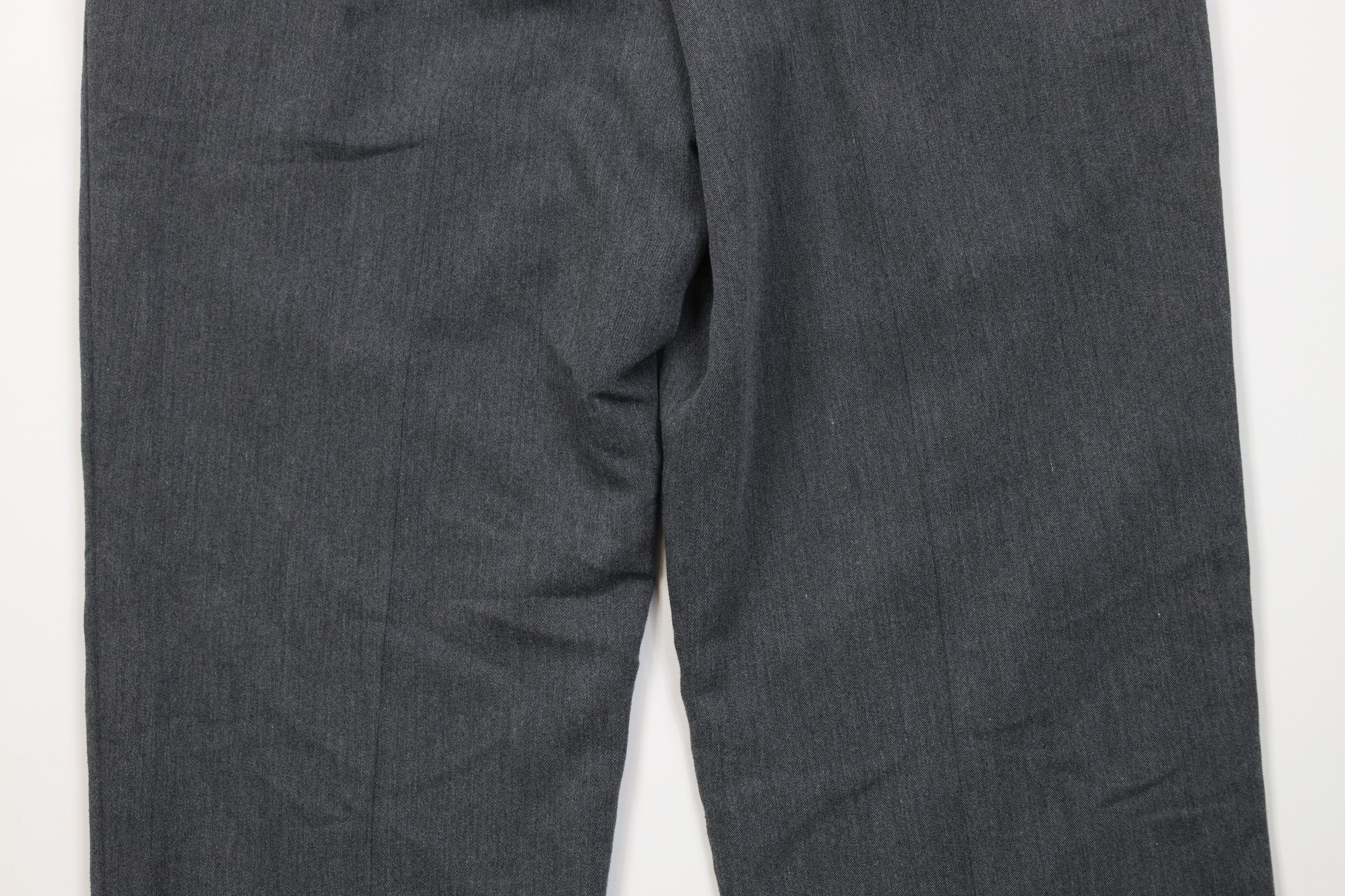 Vintage Vintage 90s Rayon Gabardine Blend Wide Leg Chino Pants Gray Size US 36 / EU 52 - 12 Thumbnail