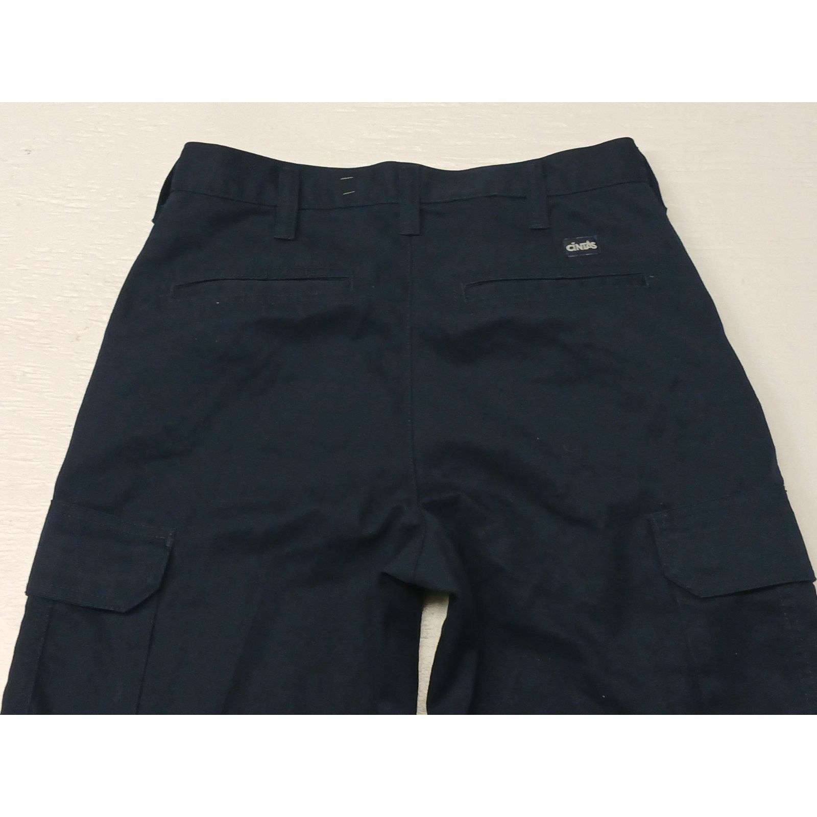 Cintas Cintas (29) Navy Blue Comfort Flex Work Uniform Jeans/Pants Size 29" - 10 Thumbnail