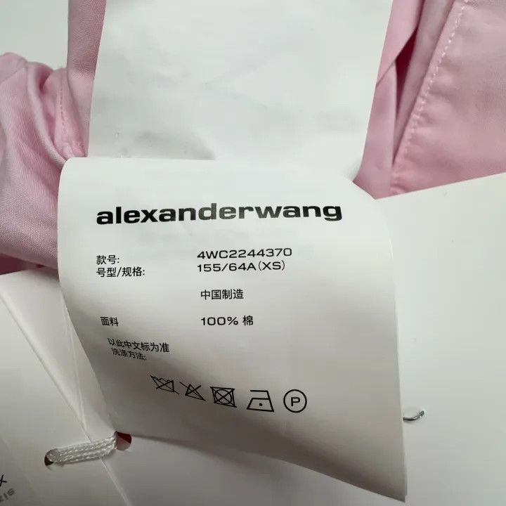 Alexander Wang Alexander Wang Logo Casual Shorts in Pink - Size 23" - 2 Thumbnail