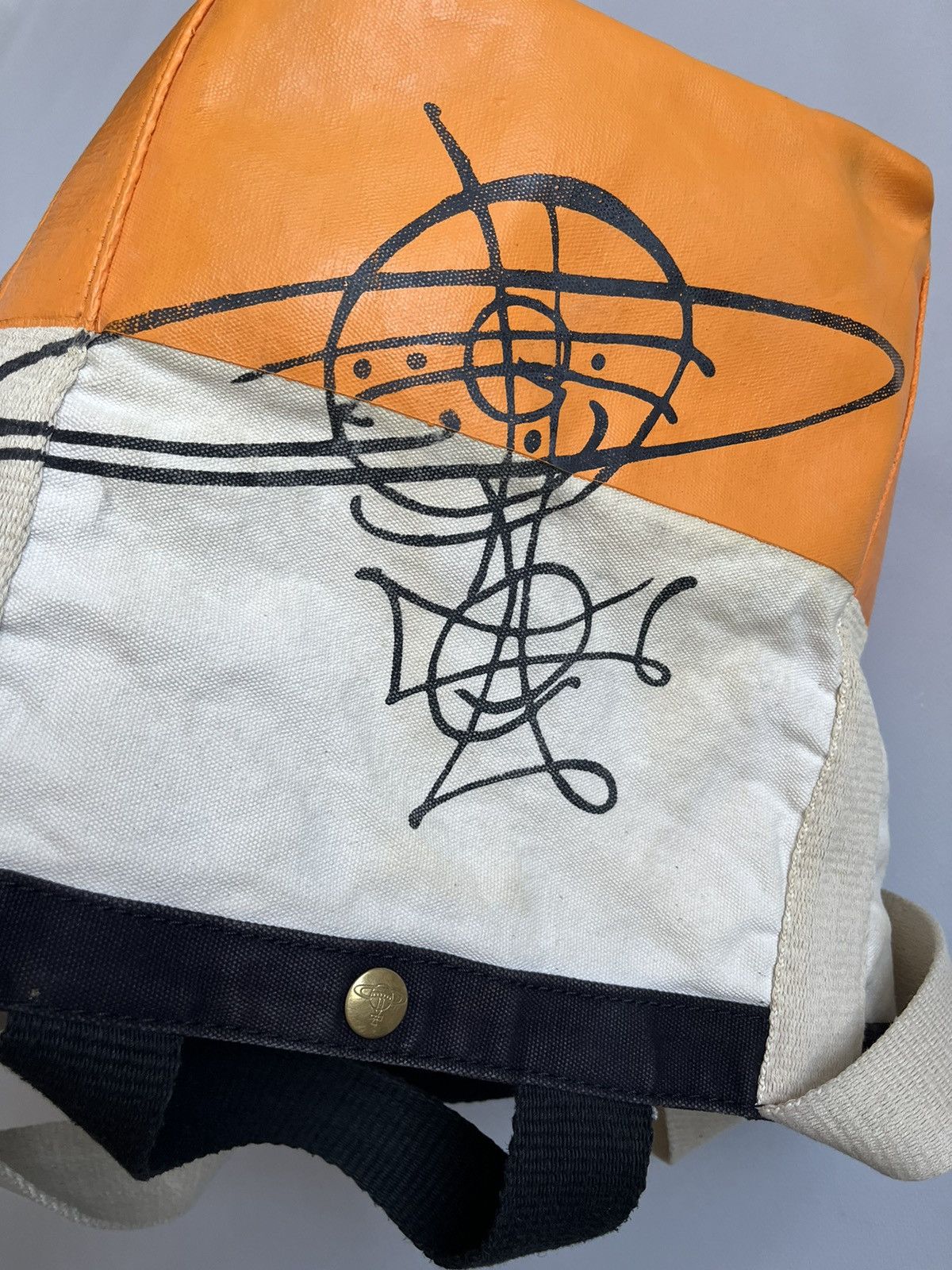 Vivienne Westwood Vivienne Westwood Worker Large Runner Holdall Cotton Bag Size ONE SIZE - 20 Thumbnail