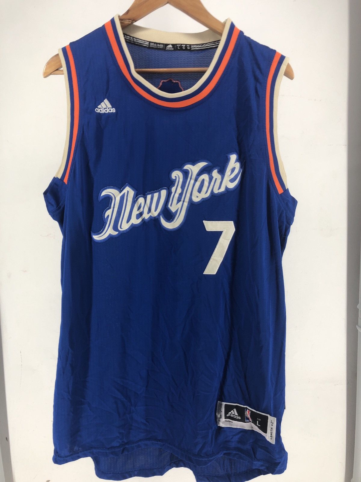Adidas × NBA × Vintage Vintage NBA Basketball Jersey New York 7 Anthony Size US L / EU 52-54 / 3 - 1 Thumbnail