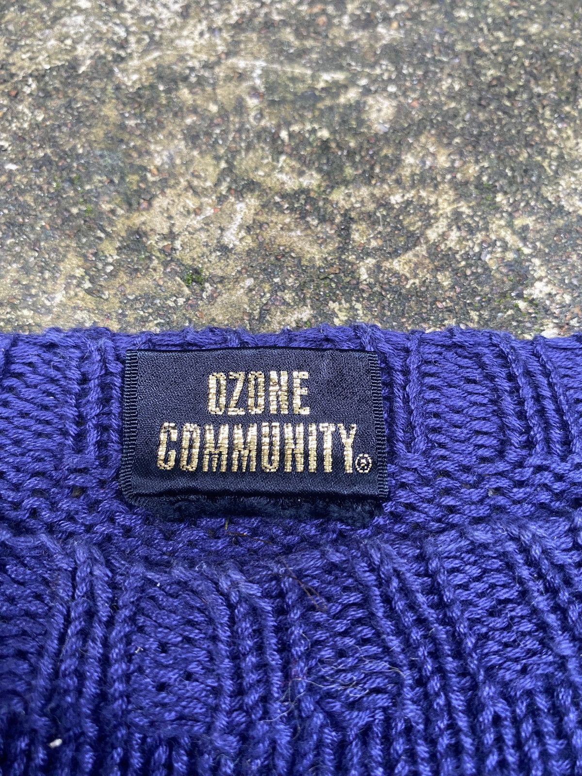 Hysteric Glamour × Japanese Brand 1990’s Ozone Community Knit Cable Sweater Size US M / EU 48-50 / 2 - 5 Thumbnail