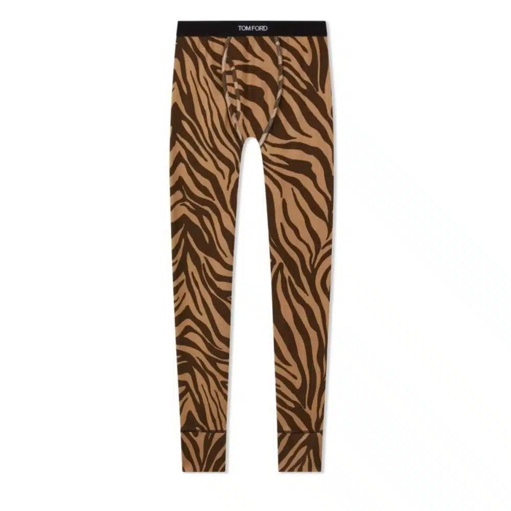 Tom Ford o1loc1c0625 IST4LM1 Size: XS / Zebra Cotton Long John Brown Size ONE SIZE - 1 Preview