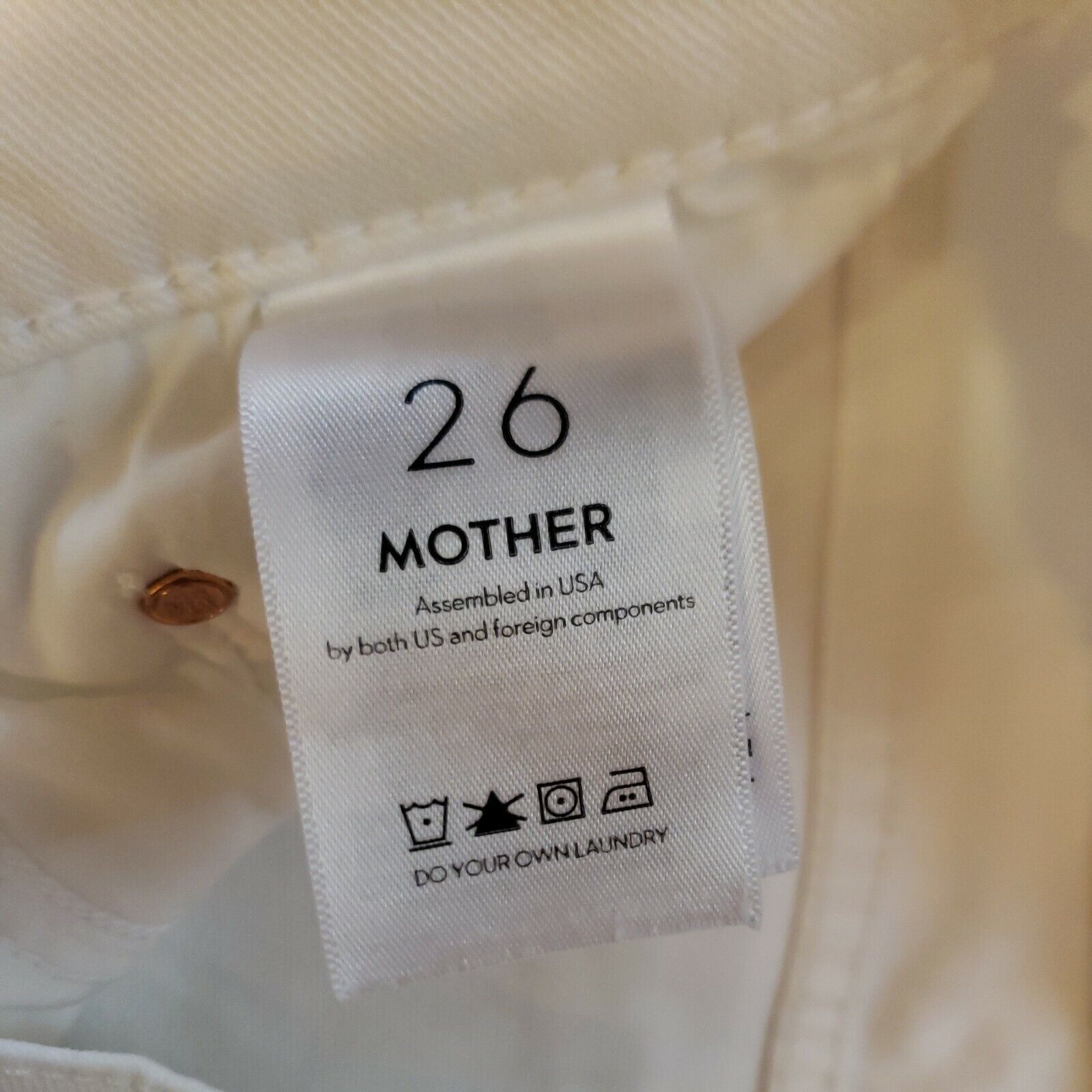 MOTHER Mother Boyfriend Jeans Womens 26 The Dropout Glass Slipper O Size 26" / US 2 / IT 38 - 9 Thumbnail