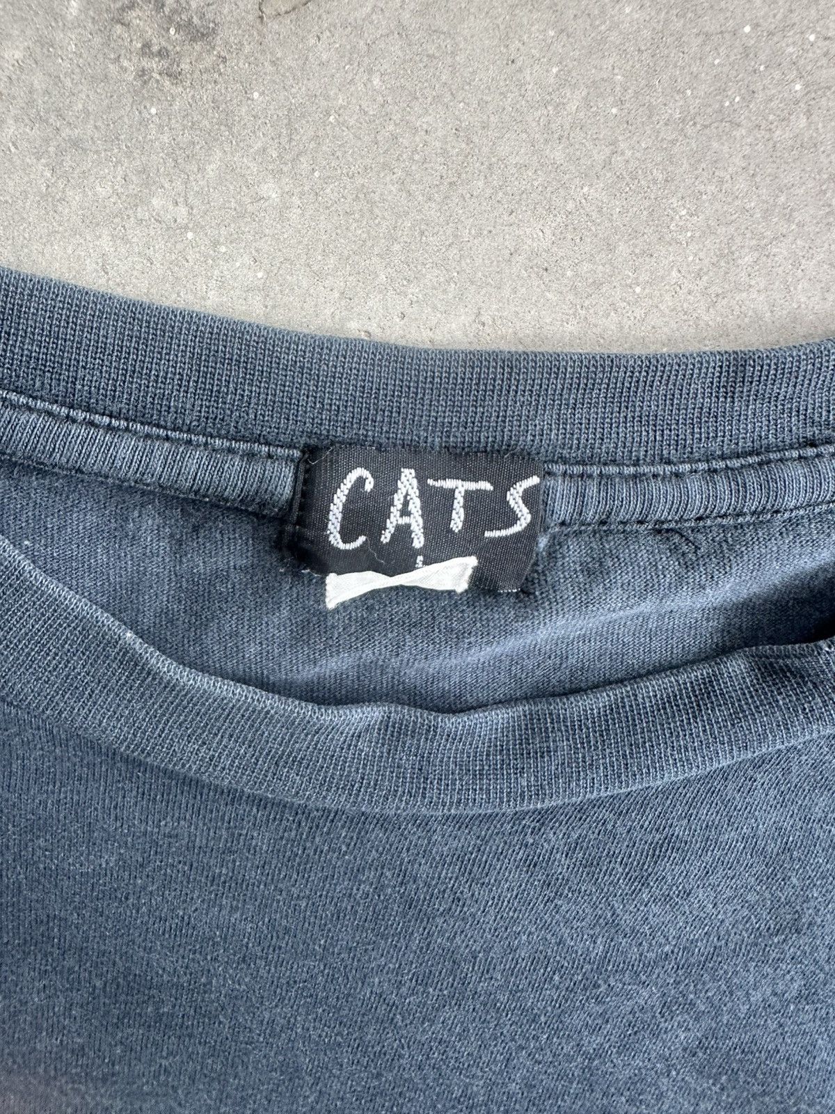 Vintage VINTAGE CATS MUSICAL DISTRESSED TEE Size US L / EU 52-54 / 3 - 3 Thumbnail