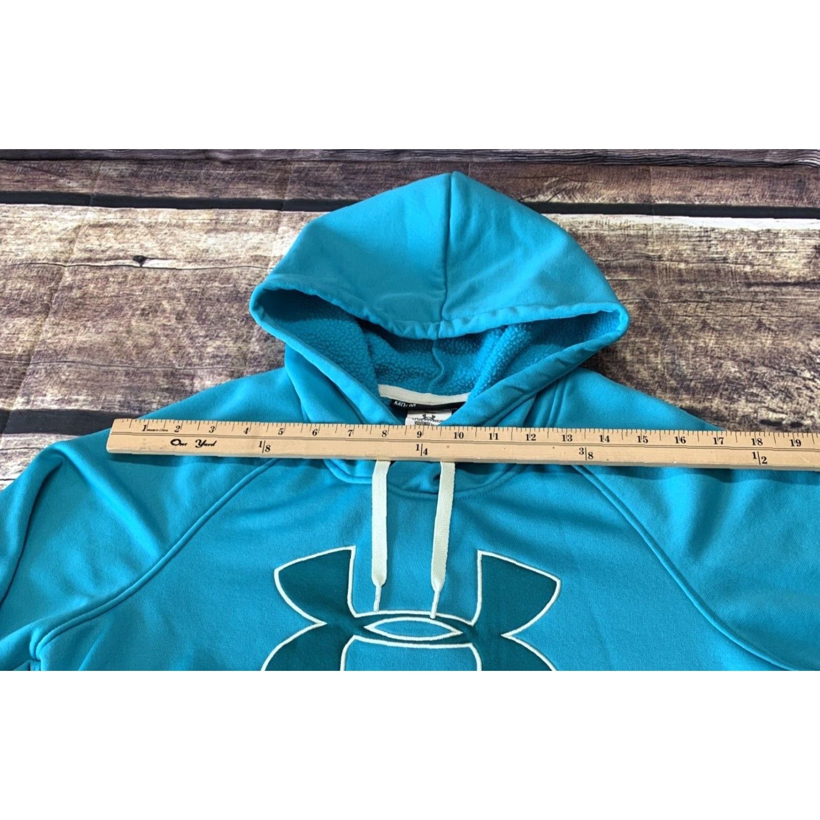 Under Armour Under Armour Storm 1 Cold Gear Hooded Sweatshirt Womens Medium Loose Teal Hoodie Size M / US 6-8 / IT 42-44 - 3 Thumbnail