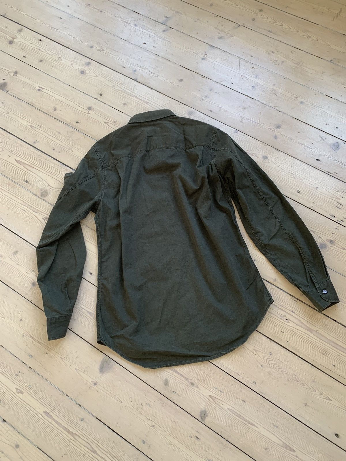 Helmut Lang Helmut Lang 90s button-up shirt deep green archive Size US M / EU 48-50 / 2 - 4 Thumbnail