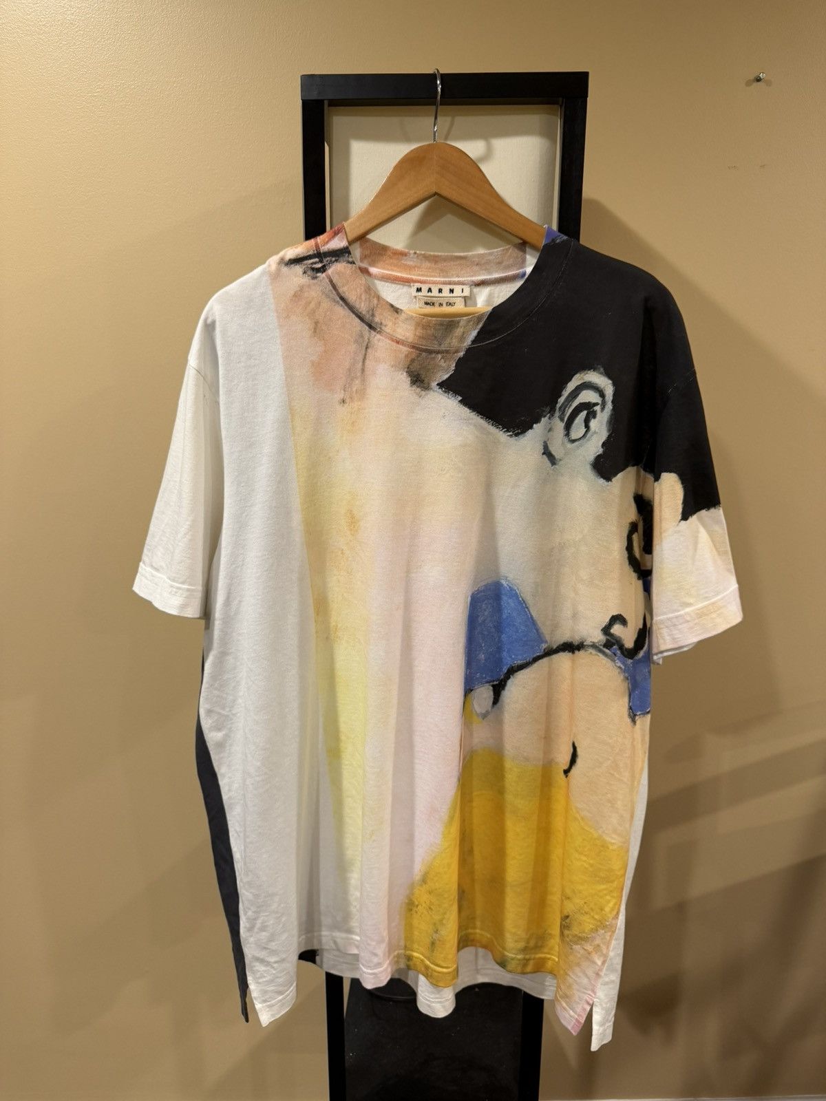 Marni Marni x Betsy Podlach Art Collab Tie Dye White SS T-Shirt Size US XL / EU 56 / 4 - 1 Thumbnail