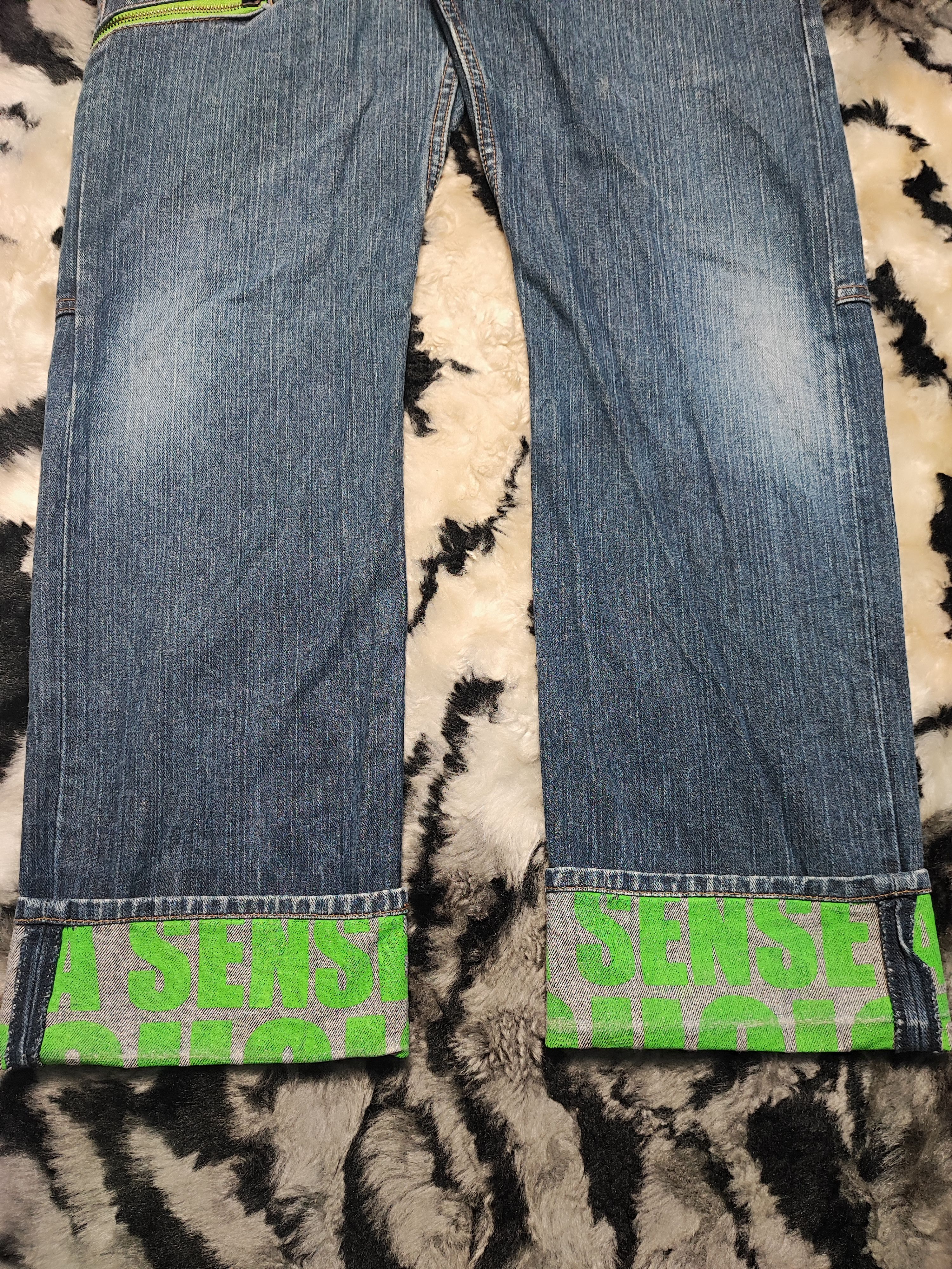 Designer Dominate Handcrafted Jeans Double Waist Size US 32 / EU 48 - 3 Thumbnail