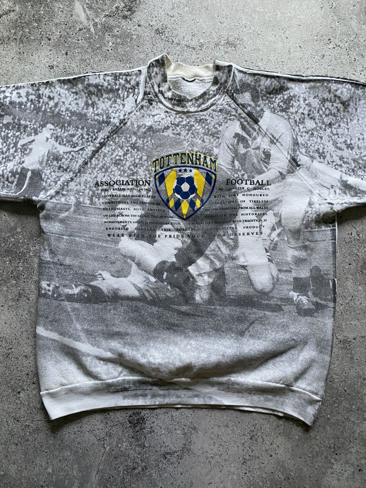 Vintage Vintage England Football Sweatshirt, Tottenham Style Retro Size US L / EU 52-54 / 3 - 1 Thumbnail