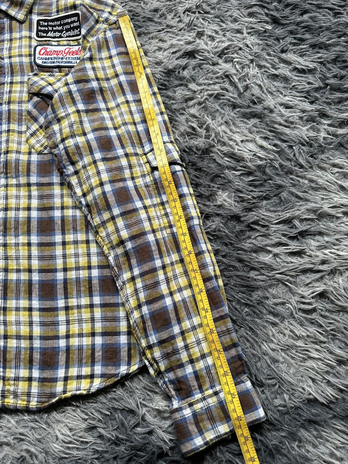 Hysteric Glamour 2010's Rattle trap checked snap button shirt Size US M / EU 48-50 / 2 - 9 Thumbnail
