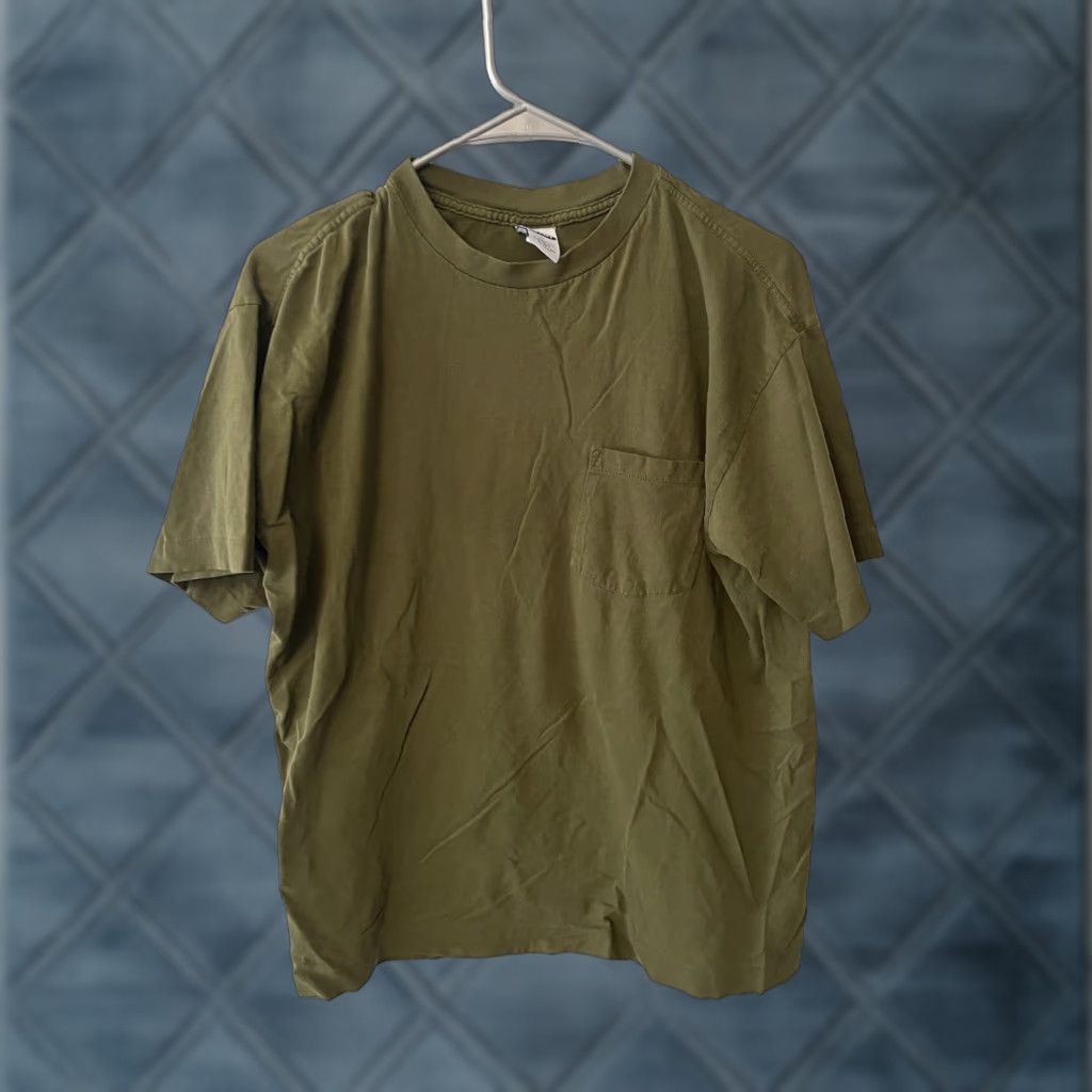 Old Navy Old Navy T-Shirt Crew Neck Short Sleeve Men M Green, Cotton Knit, Colorful All Seasons, Regular Fit Size US M / EU 48-50 / 2 - 1 Thumbnail