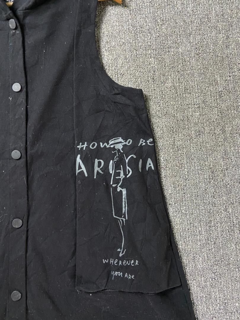 Japanese Brand JUJU Japanese Brand Sleeveless Punk Jacket Hoodie (201) Size XS / US 0-2 / IT 36-38 - 7 Thumbnail