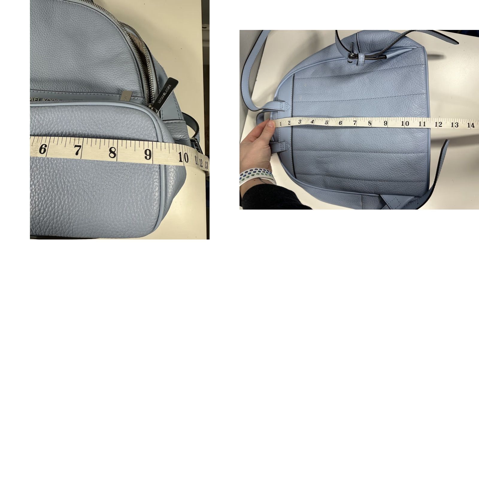Michael Kors **Michael Kors Kenly Medium Blue Pebbled Leather Women's Backpack** User: Michael Kors Kenly Medium Blue Pebbled Leather Women's Backpack Size ONE SIZE - 10 Thumbnail