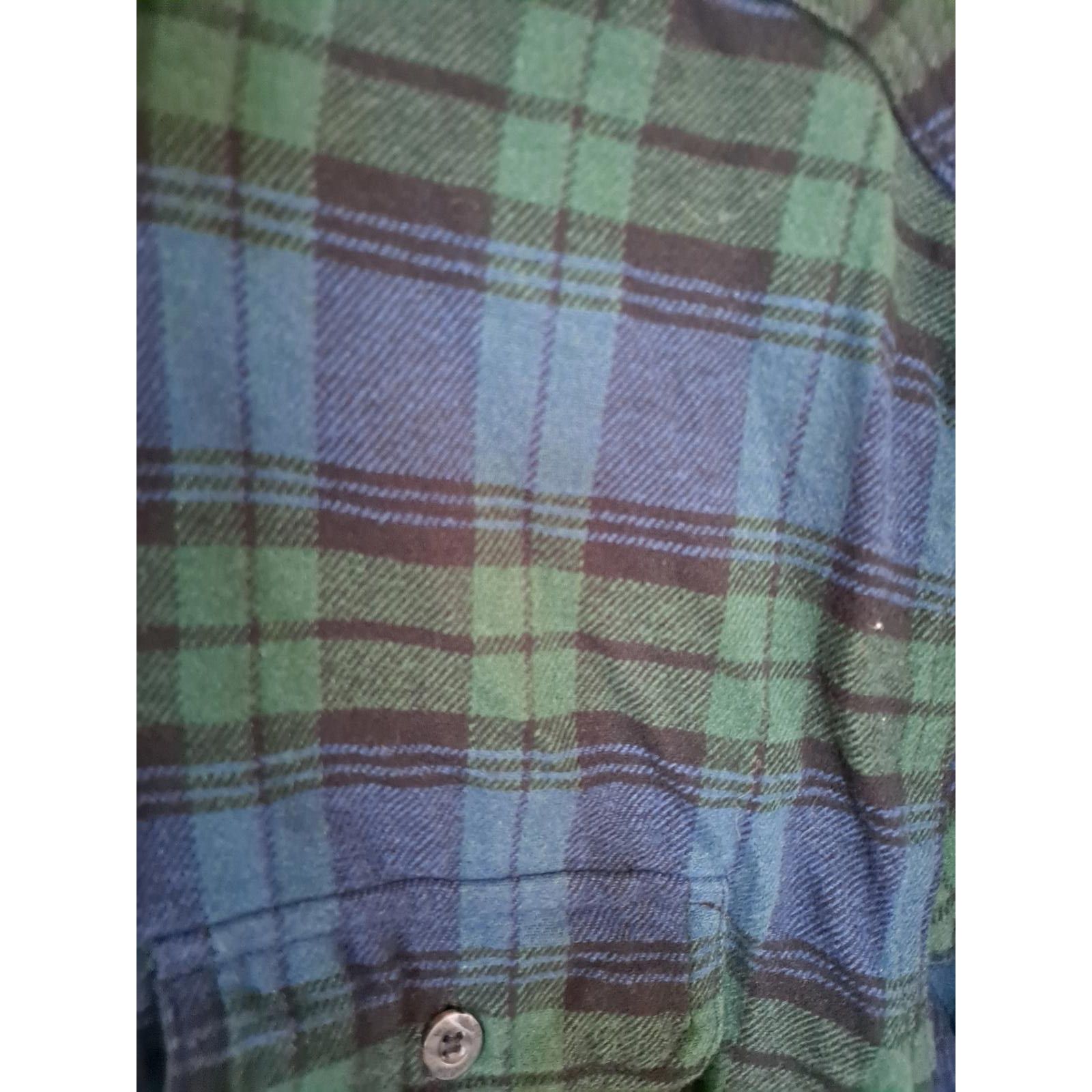 Other Woolrich Blue and Green Plaid Flannel Shirt Size XL Size US XL / EU 56 / 4 - 2 Thumbnail