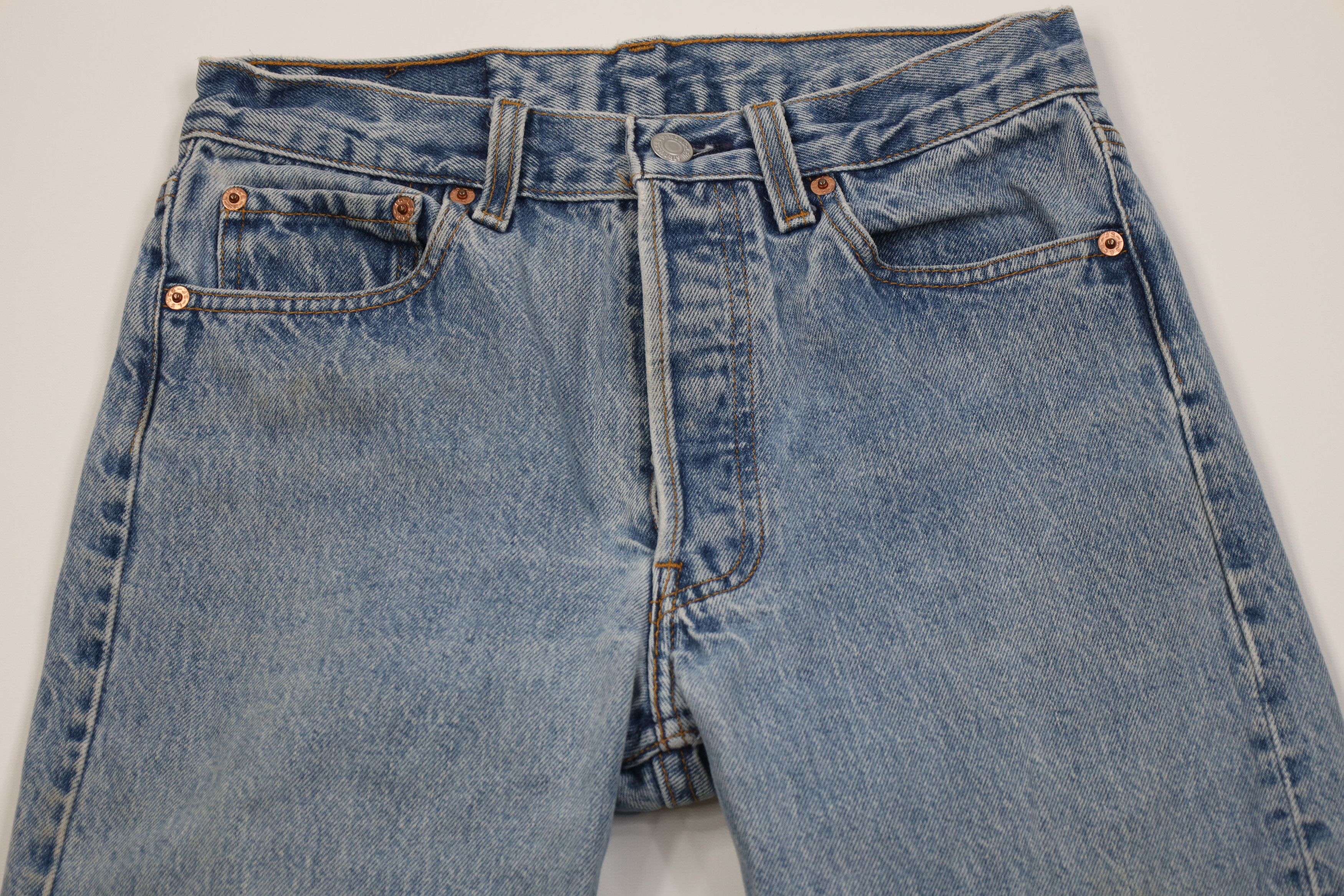 Levi's Vintage 90s Levis 501xx Button Fly Original Fit Jeans USA Size US 29 - 2 Thumbnail