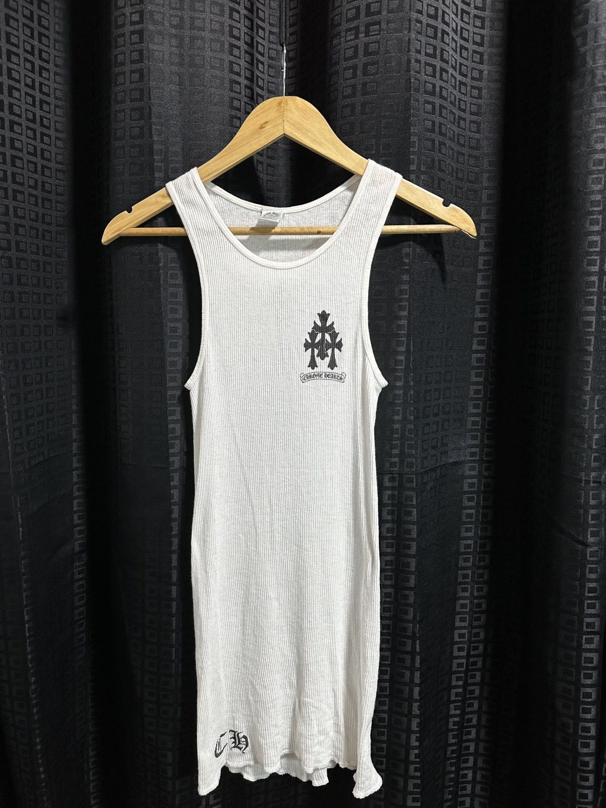 Chrome Hearts Chrome hearts cemetery triple cross tank top Size US S / EU 44-46 / 1 - 1 Thumbnail