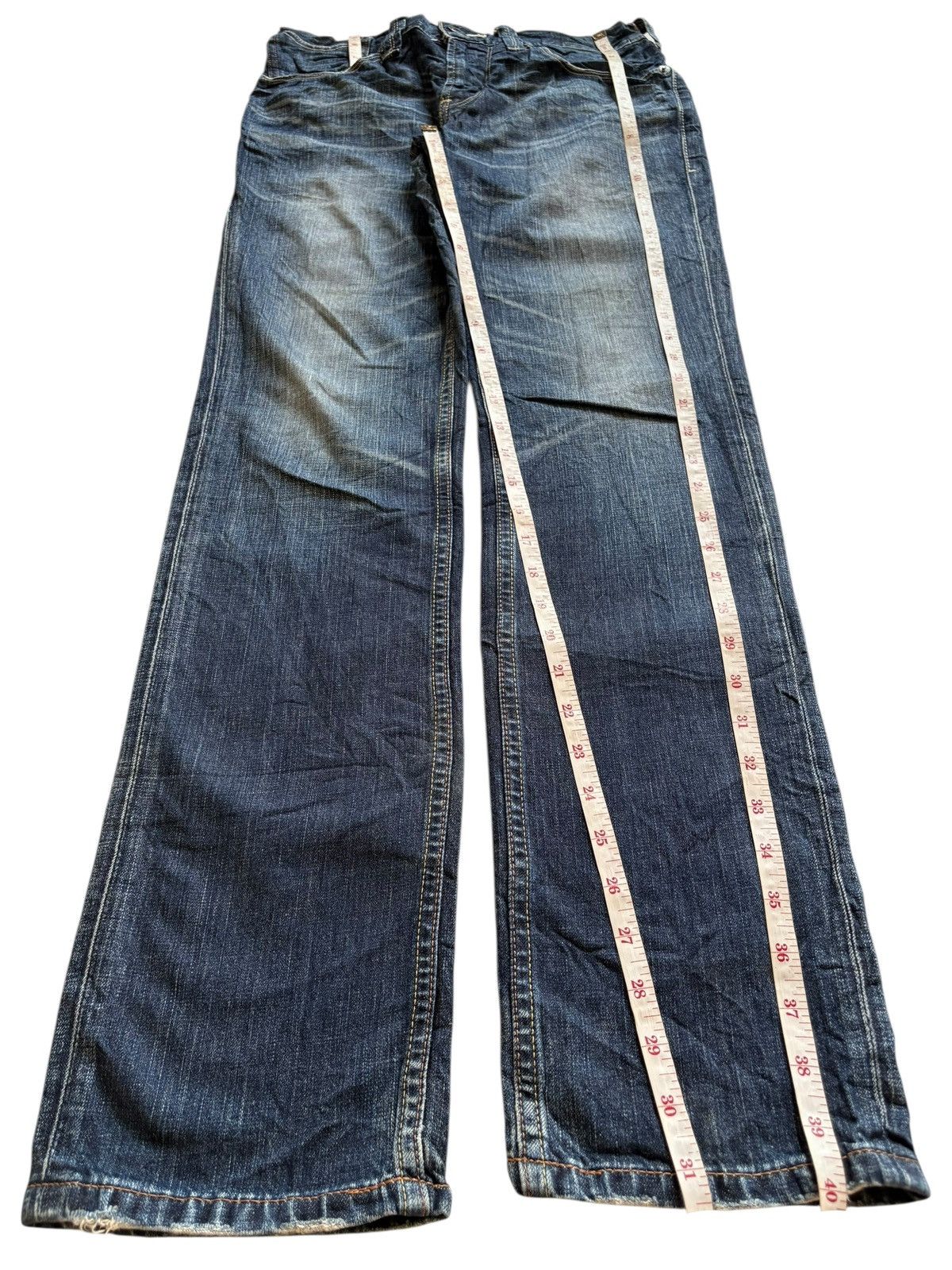Levi's Vintage 90s Levis 511 Slim Buckle Back Distressed Jeans Size US 30 / EU 46 - 14 Thumbnail