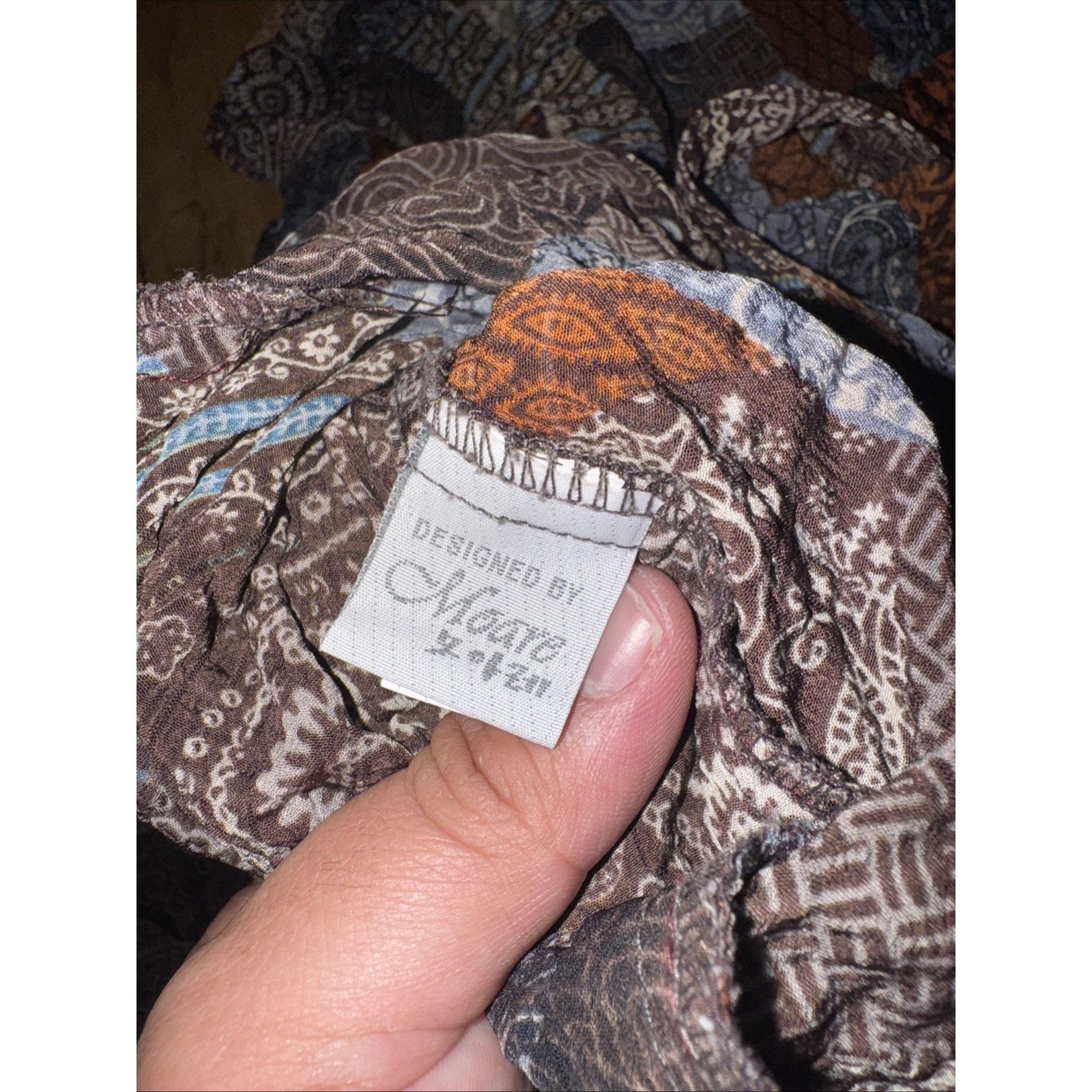 Vintage Korean Boutique Paisley Patchwork Button Down Shirt L 21x27 Size US L / EU 52-54 / 3 - 5 Thumbnail