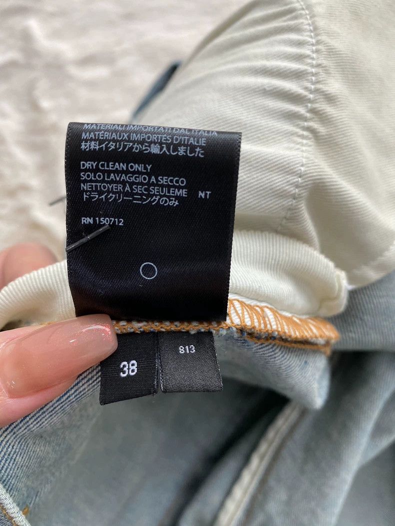 Amiri Amiri Washed blue medal patchwork jeans 2502-Nextarrow Size US 38 / EU 54 - 5 Thumbnail