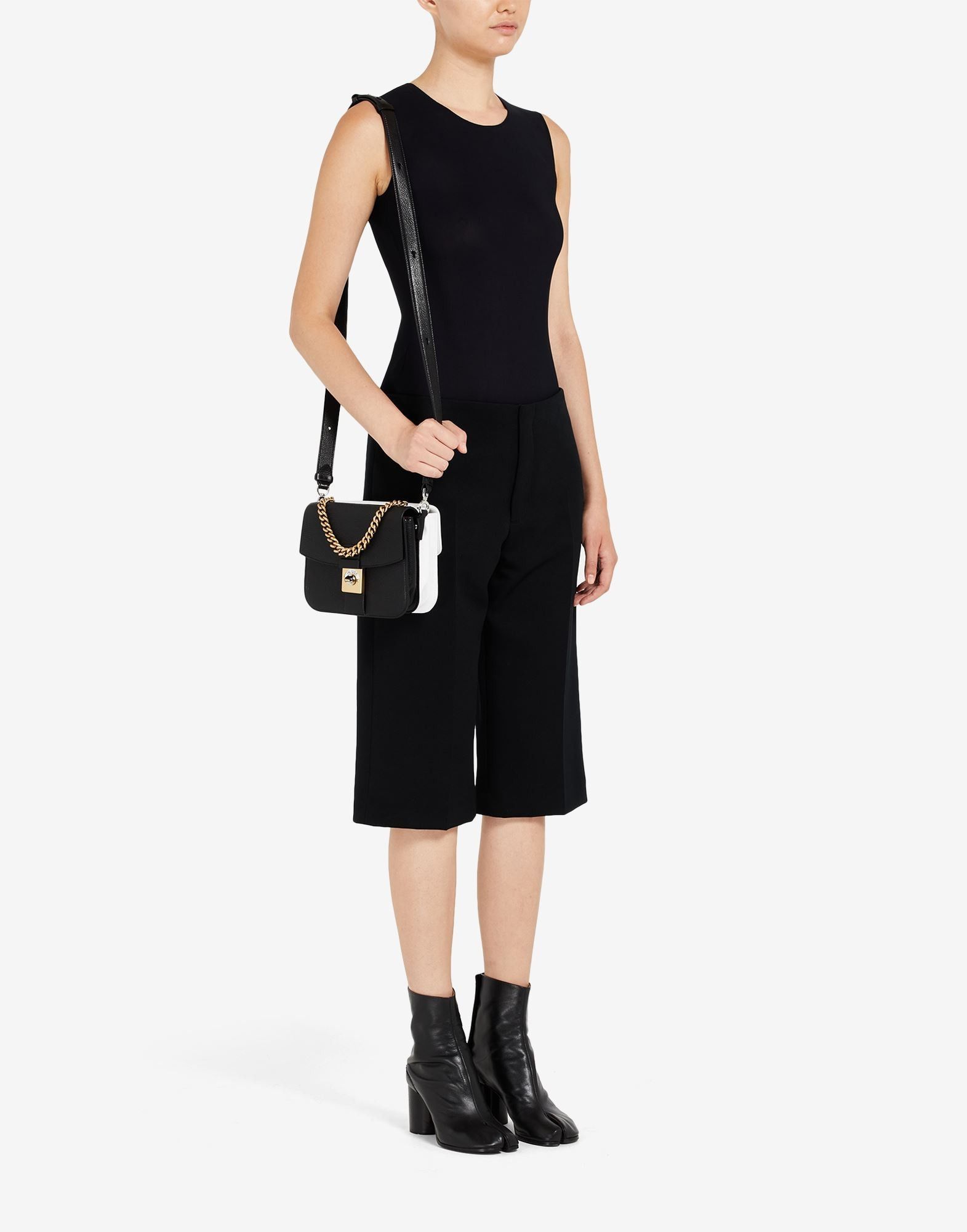 Maison Margiela oc11z0325 Size: OS / New Lock Small Double Flap Bag in Black Size ONE SIZE - 6 Thumbnail