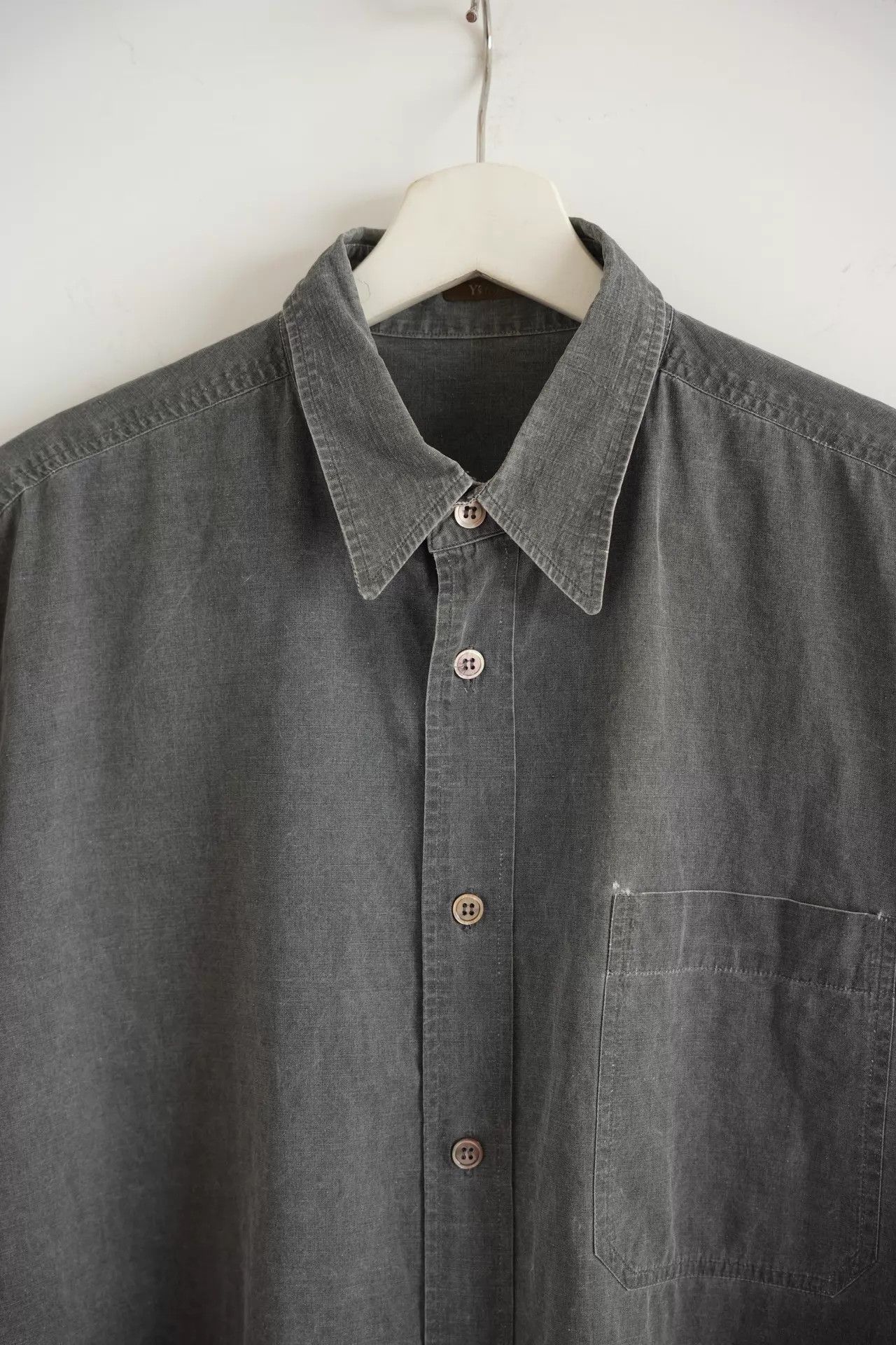 Yohji Yamamoto Yohji Yamamoto 90s Y's for men Faded Cotton Shirt One Size Size US M / EU 48-50 / 2 - 3 Thumbnail