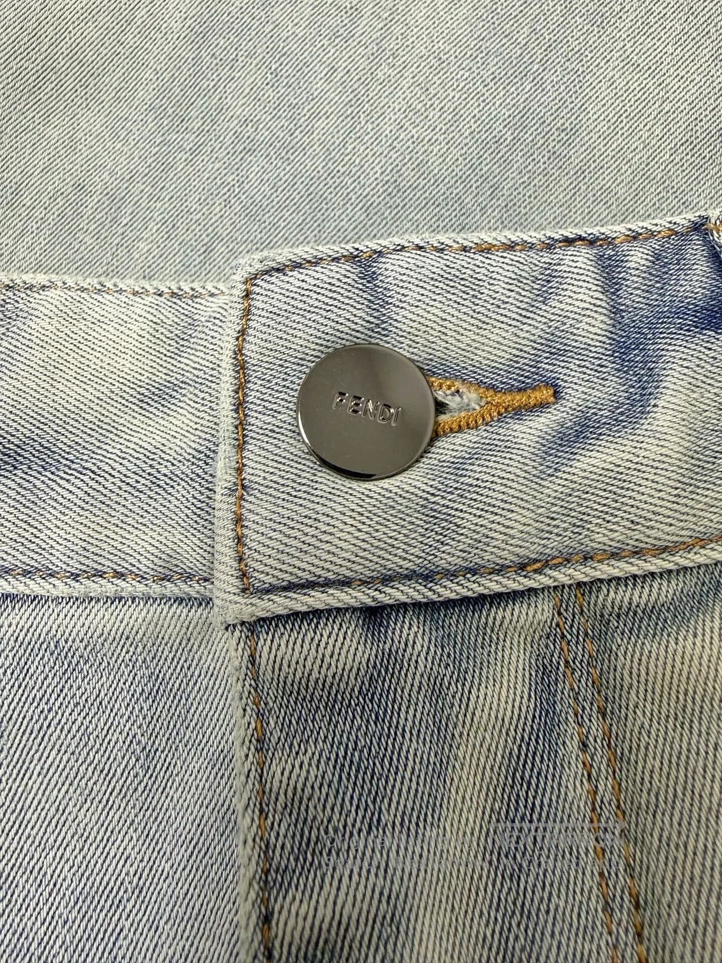 Fendi FENDI Light Blue Jeans. Size 32" / US 10 / IT 46 - 3 Thumbnail